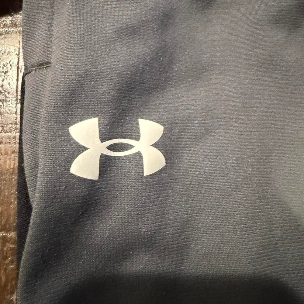 Under Armour Mens Black Gray Athletic Sweatpants Loungewear Large